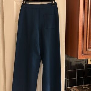 Uniqlo Navy Wide-Leg Trousers